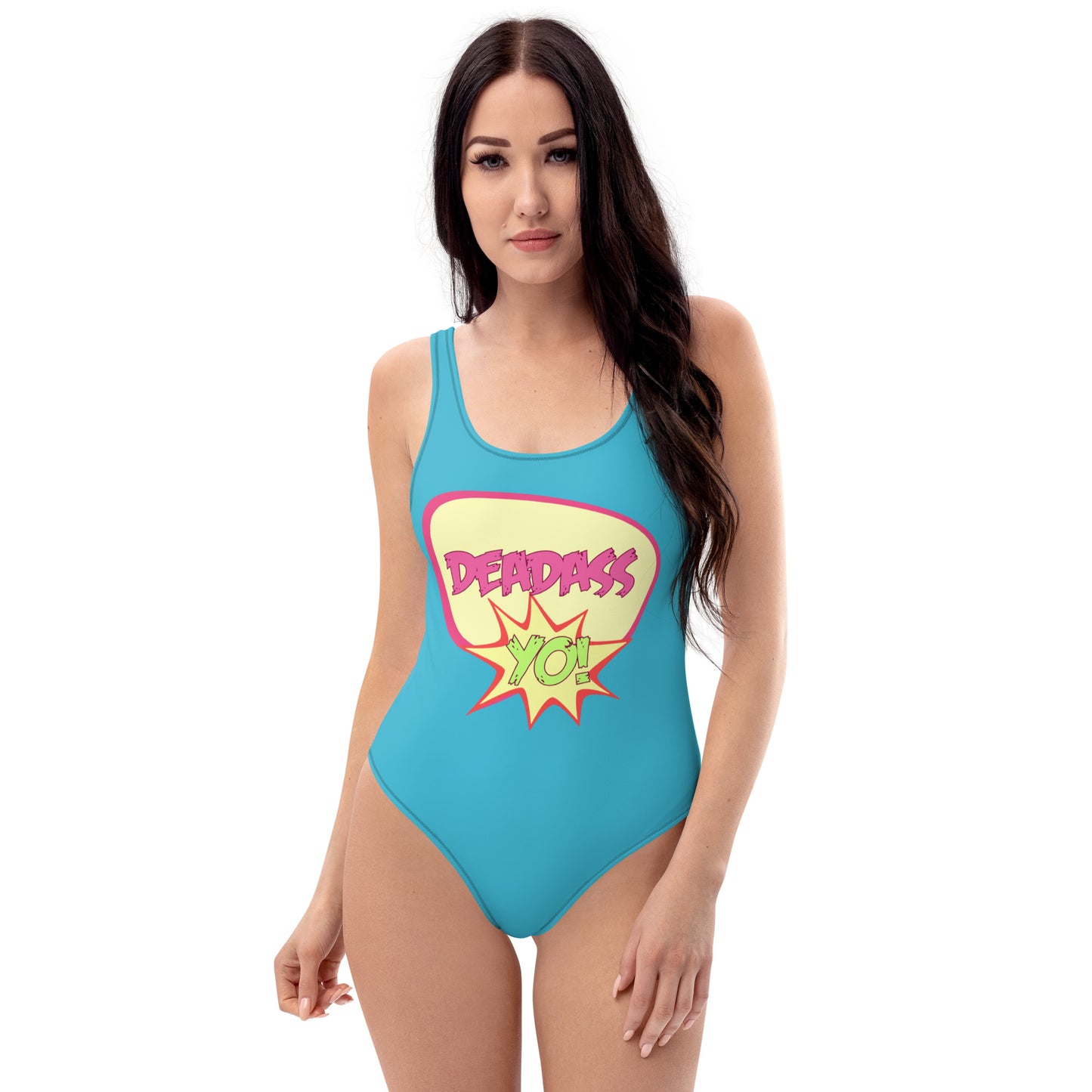 Dead Ass Yo NYC One Piece Scoop Neck Swimsuit!