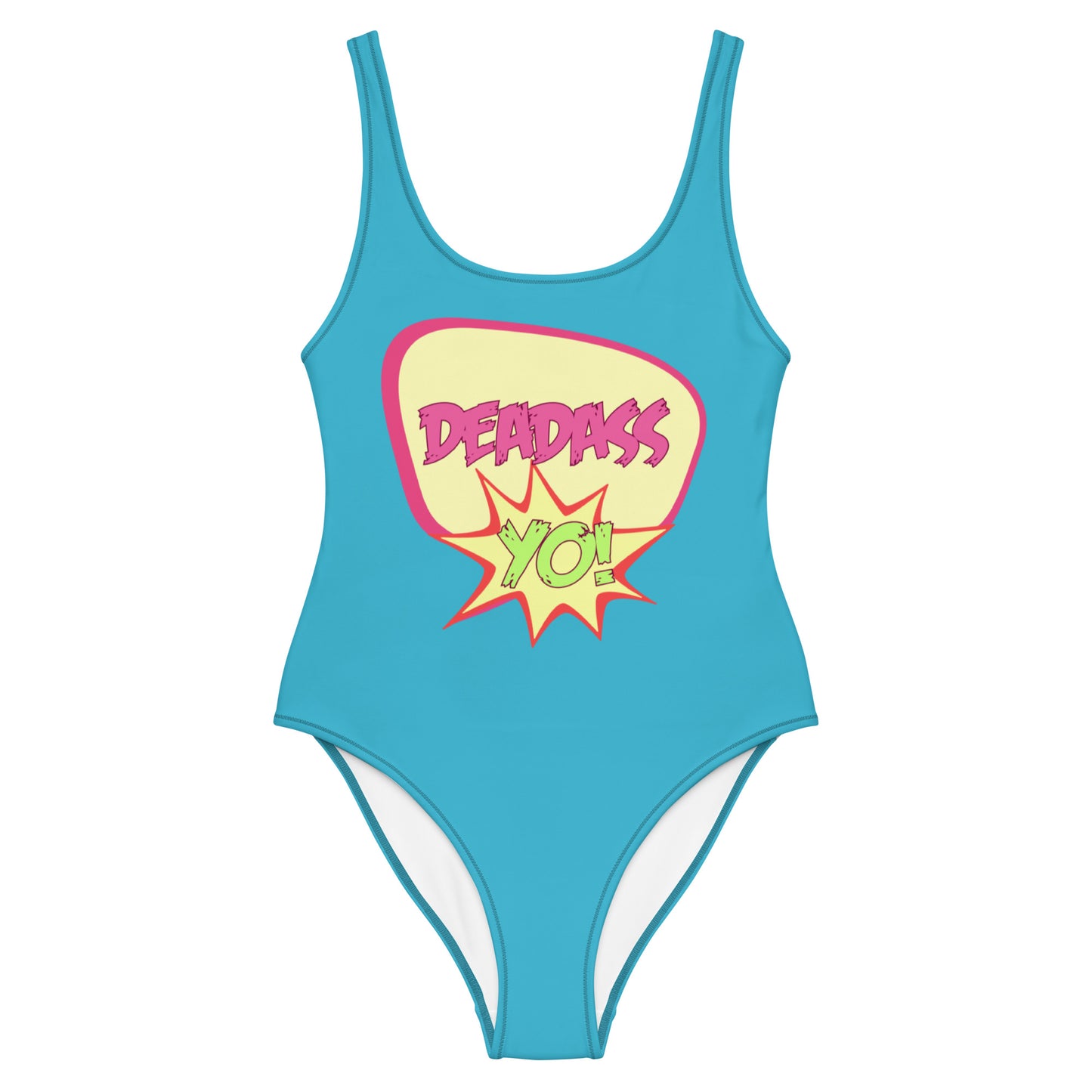 Dead Ass Yo NYC One Piece Scoop Neck Swimsuit!