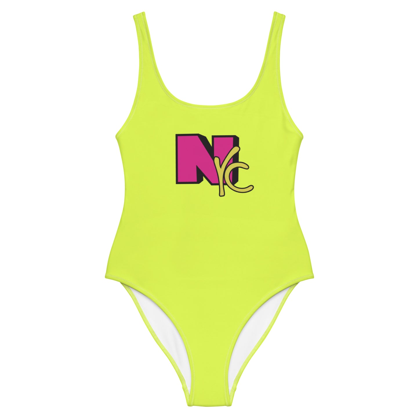 Da' Neon NYC One Piece Scoop Neck Swimsuit