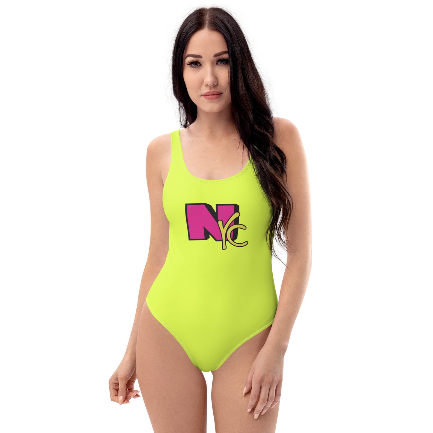 Da' Neon NYC One Piece Scoop Neck Swimsuit