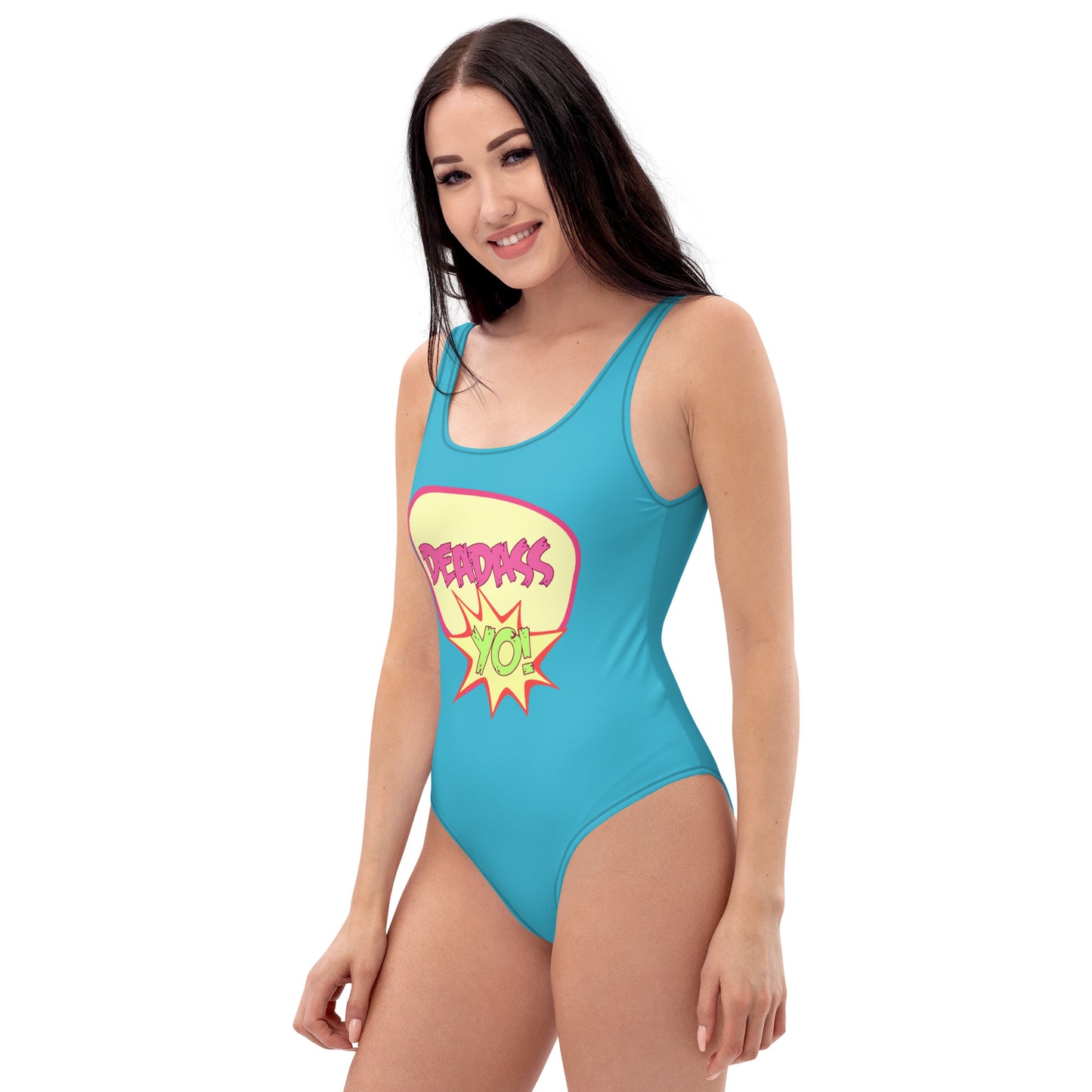 Dead Ass Yo NYC One Piece Scoop Neck Swimsuit!