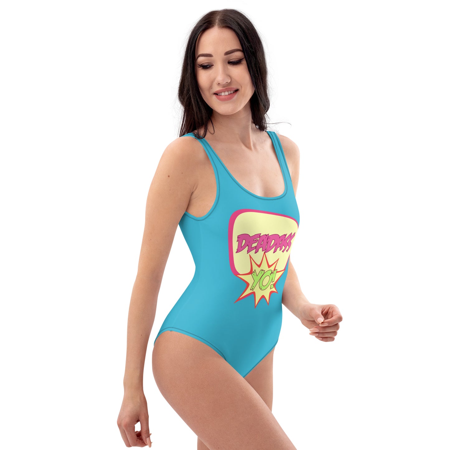 Dead Ass Yo NYC One Piece Scoop Neck Swimsuit!