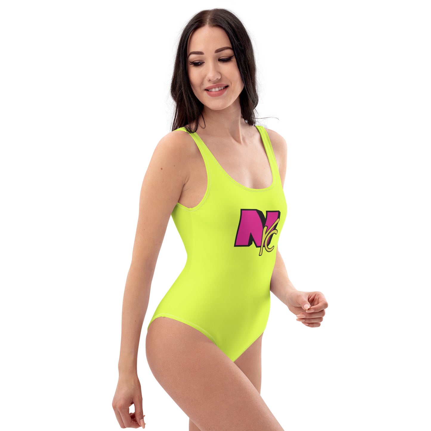 Da' Neon NYC One Piece Scoop Neck Swimsuit